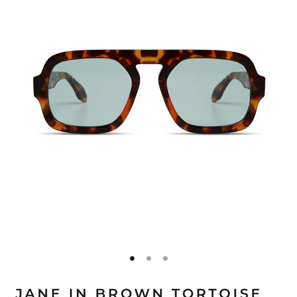 Elisa Johnson Jane Sunglasses in brown tortoise